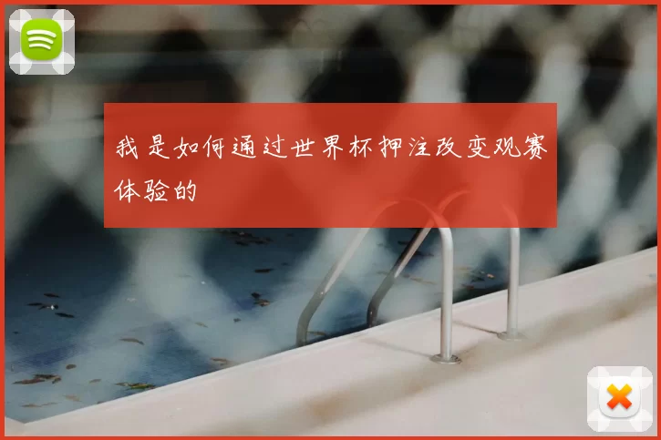 我是如何通过世界杯押注改变观赛体验的