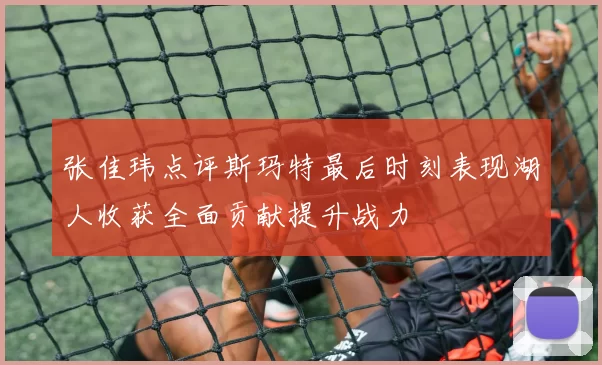张佳玮点评斯玛特最后时刻表现湖人收获全面贡献提升战力