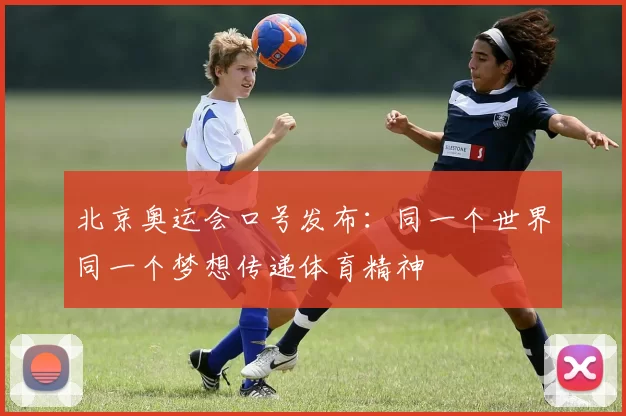 北京奥运会口号发布:同一个世界同一个梦想传递体育精神
